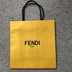 Authentic FENDI Paper Shopping Bag.